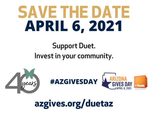 Arizona Gives Day Donations to Duet Help At-risk Seniors Receive Volunteer Transportation to COVID-19 Vaccine Appointments