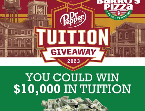 Barro’s & Dr. Pepper’s $10,000 Tuition Giveaway Returns: Applications for the prize money now open.
