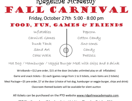 Ridgeline Academy’s Fall Carnival: An Evening of Fun and Fundraising!
