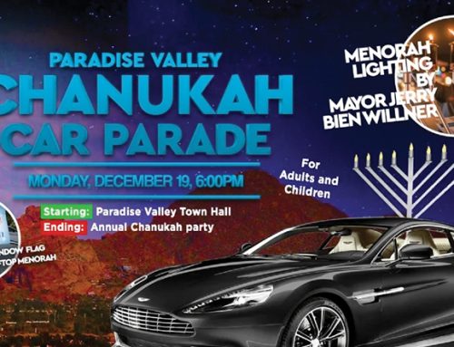 Paradise Valley to Shine Brightly with Chanukah Car Parade and Menorah Lighting