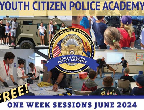 Applications Open for Peoria’s Summer Youth Citizen Police Academy