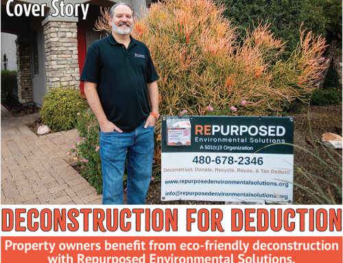 Deconstruction for Deduction: Property owners benefit from eco-friendly deconstruction with Repurposed Environmental Solutions.